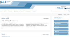Desktop Screenshot of jara.org